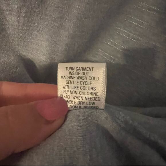 LOT of 2 Studio Works Mock Turtleneck Shirts Women's Size Small Blue Gray - Picture 6 of 9